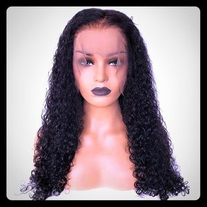 100% Human Hair Brazilian Curly Lace Front Wig